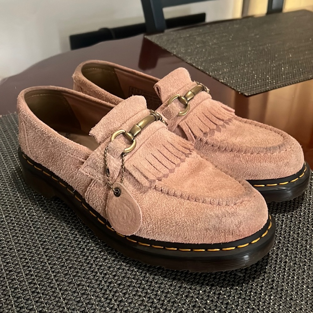 Dr. Martens Adrian Snaffle Desert Oasis Suede Loafers. Size 9 (US Men’s)